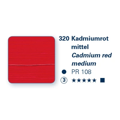 Akrylová farba Schmincke PRIMAcryl, 35 ml - 320, cadmium red medium