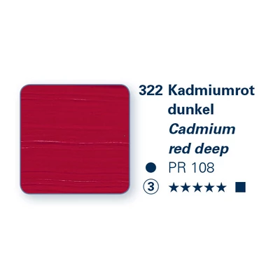 Akrylová farba Schmincke PRIMAcryl, 35 ml - 322, cadmium red deep
