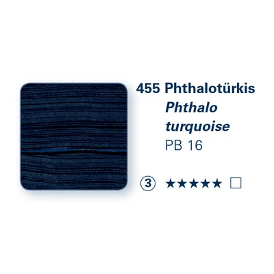 Akrylová farba Schmincke PRIMAcryl, 35 ml - 455, phthalo turquoise