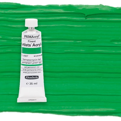 Akrylová farba Schmincke PRIMAcryl, 35 ml - 567, permanent green light