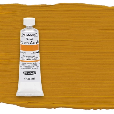 Akrylová farba Schmincke PRIMAcryl, 35 ml - 676, iron oxide yellow