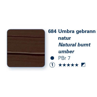 Akrylová farba Schmincke PRIMAcryl, 35 ml - 684, natural burnt umber