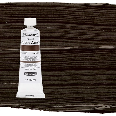 Akrylová farba Schmincke PRIMAcryl, 35 ml - 685, vandyck brown
