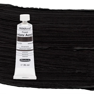 Akrylová farba Schmincke PRIMAcryl, 35 ml - 791, atrament black