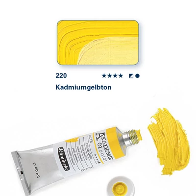 Olejová farba Schmincke Akademie, 60 ml - 220, cadmium yellow hue