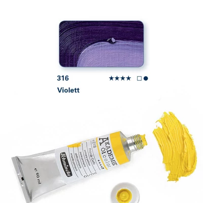 Olejová farba Schmincke Akademie, 60 ml - 316, violet