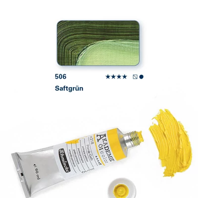 Olejová farba Schmincke Akademie, 60 ml - 506, sap green