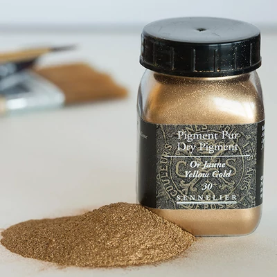 Pigment Sennelier - 030, yellow gold, 90 g
