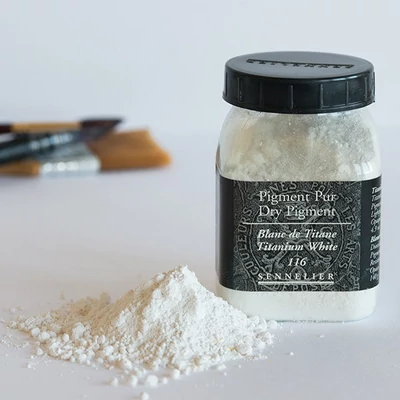 Pigment Sennelier - 116, titanium white, 140 g