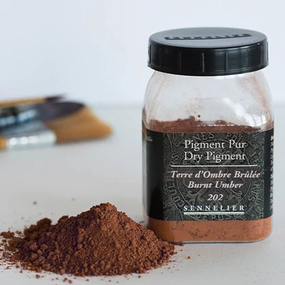 Pigment Sennelier - 202, burnt umber, 140 g