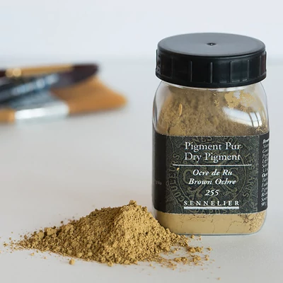 Pigment Sennelier - 255, brown ochre, 90 g
