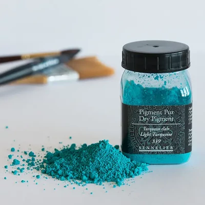 Pigment Sennelier - 339, light turquoise, 60 g