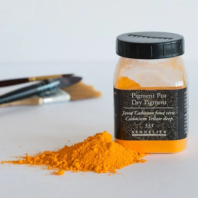 Pigment Sennelier - 533, cadmium yellow deep, 150 g