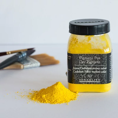 Pigment Sennelier - 541, cadmium yellow medium subs., 80 g