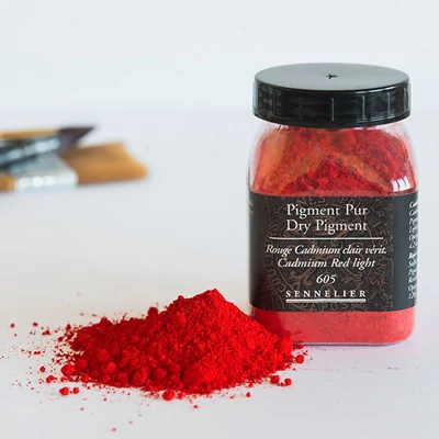 Pigment Sennelier - 605, cadmium red light, 120 g