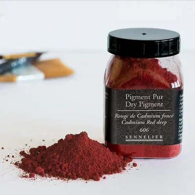 Pigment Sennelier - 606, cadmium red deep, 120 g
