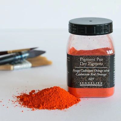 Pigment Sennelier - 609, cadmium red orange, 110 g