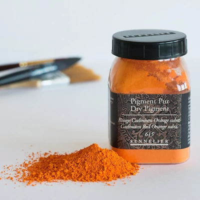 Pigment Sennelier - 615, cadmium red orange hue, 100 g