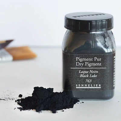 Pigment Sennelier - 763, black lake, 80 g