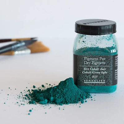 Pigment Sennelier - 833, cobalt green light, 120 g