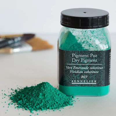 Pigment Sennelier - 869, viridian hue, 170 g
