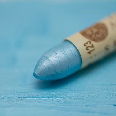 Olejový pastel Sennelier - 123, dúhový, transparent blue