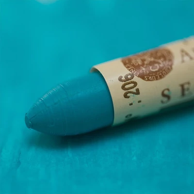 Olejový pastel Sennelier - 206, turquoise blue