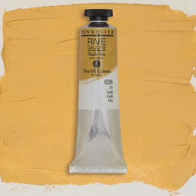 Olejová farba Sennelier Rive Gauche, 40 ml - 028, gold