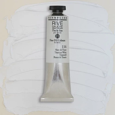Olejová farba Sennelier Rive Gauche, 40 ml - 116, titanium white