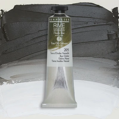 Olejová farba Sennelier Rive Gauche, 40 ml - 205, raw umber