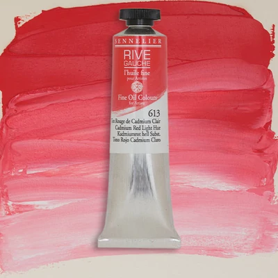 Olejová farba Sennelier Rive Gauche, 40 ml - 613, cadmium red light hue