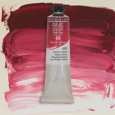 Olejová farba Sennelier Rive Gauche, 40 ml - 695, alizarin crimson