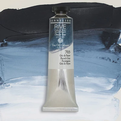 Olejová farba Sennelier Rive Gauche, 40 ml - 703, Payne's grey