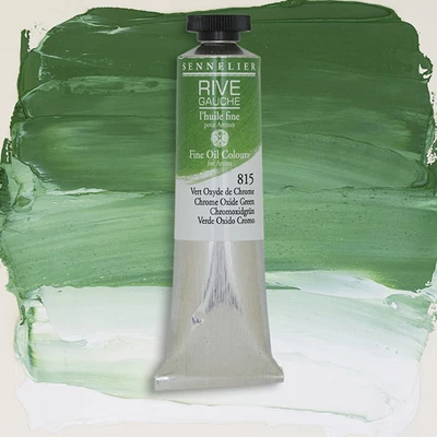 Olejová farba Sennelier Rive Gauche, 40 ml - 815, chrome oxide green