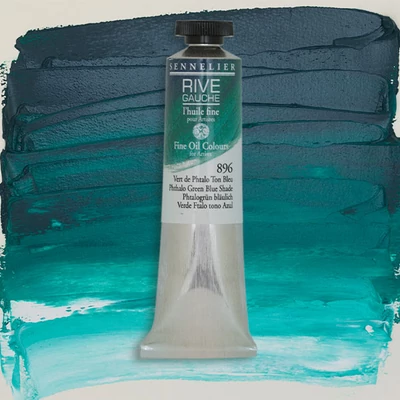 Olejová farba Sennelier Rive Gauche, 40 ml - 896, phthalo green (blue shade)