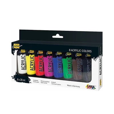Sada akrylových farieb Kreul Solo Goya, 8x20 ml