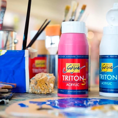 Akrylová farba Kreul Solo Goya Triton, 750 ml - vo viacerých farbách