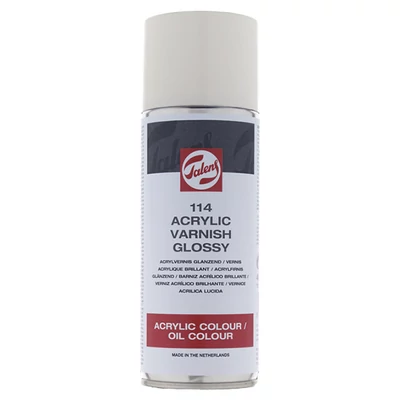 Olejový a akrylový lak v spreji Talens 114, lesklý - 400 ml