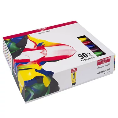 Sada akrylových farieb Talens Amsterdam - 90x20 ml