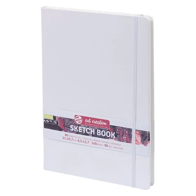 Náčrtník a skicár Talens Art Creation Sketch Book, 140 g, 80 listov - A4, biely