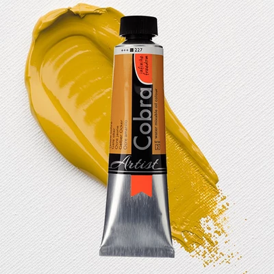 Olejová farba na vodnej báze Talens Cobra, 40 ml - 227, yellow ochre