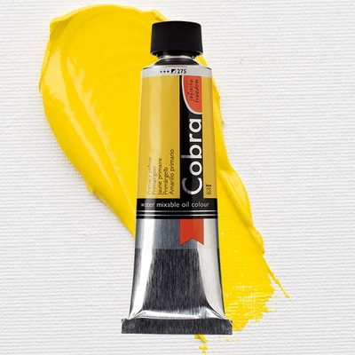 Olejová farba na vodnej báze Talens Cobra, 40 ml - 275, primary yellow