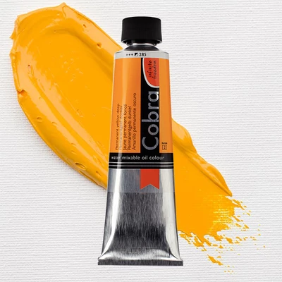 Olejová farba na vodnej báze Talens Cobra, 40 ml - 285, permanent yellow deep