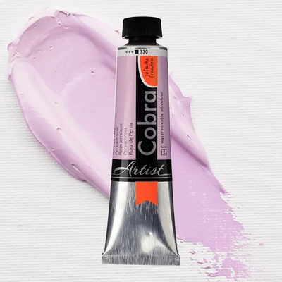 Olejová farba na vodnej báze Talens Cobra, 40 ml - 330, persian rose