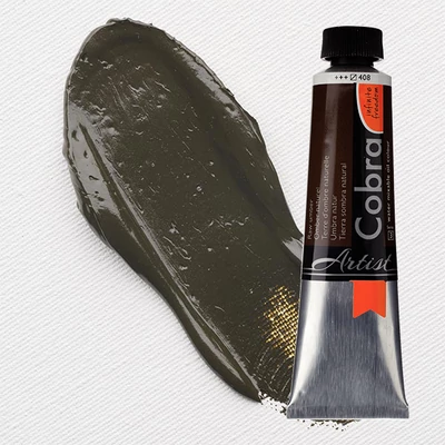 Olejová farba na vodnej báze Talens Cobra, 40 ml - 408, raw umber