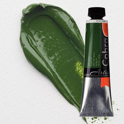 Olejová farba na vodnej báze Talens Cobra, 40 ml - 623, sap green