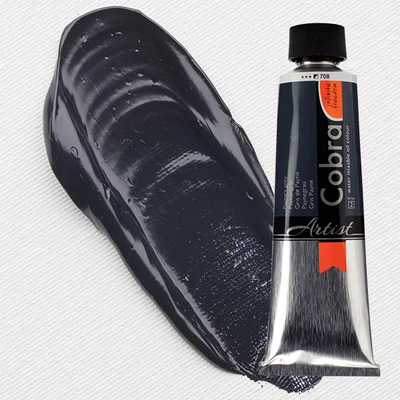 Olejová farba na vodnej báze Talens Cobra, 40 ml - 708,  payne's grey
