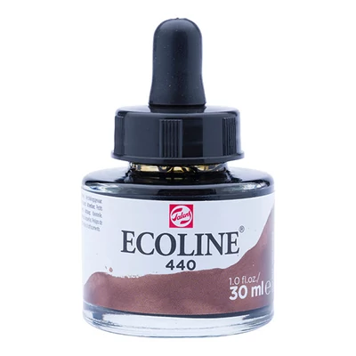 Tekutá akvarelová farba Talens Ecoline, 30 ml - 440, sepia deep