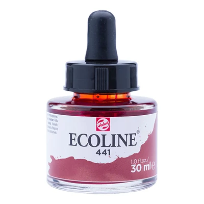 Tekutá akvarelová farba Talens Ecoline, 30 ml - 441, mahogany