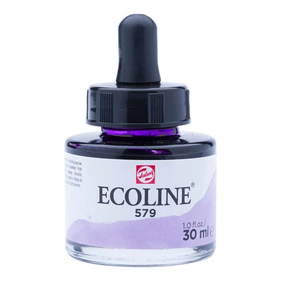 Tekutá akvarelová farba Talens Ecoline, 30 ml - 579, pastel violet
